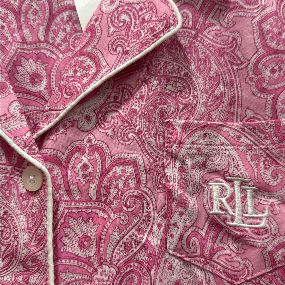 RALPH LAUREN LRL 2-pc PAJAMA SET NWT sz L - Picture 3 of 8